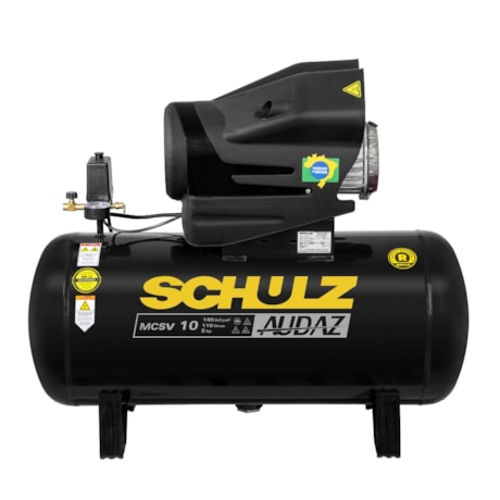 Compressor de Ar Audaz 10 Pés 110 Litros 140LBS Monofásico MCSV10/110 AUDAZ SCHULZ-61ae7264-a9f5-4a9d-a959-9825205b9c01