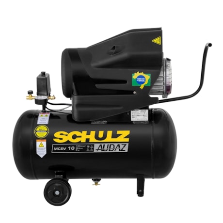 Compressor de Ar AUDAZ 10 Pés 50 Litros 140LBS Monofásico MCSV10/50 AUDAZ SCHULZ-0dfdf5fb-7803-4512-88f0-e0627e17133d