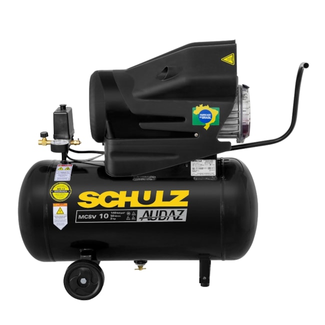 Compressor de Ar AUDAZ 10 Pés 50 Litros 140LBS Monofásico MCSV10/50 AUDAZ SCHULZ-87172170-adef-4adc-9795-a40f75c11972