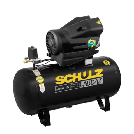 Compressor de AR Audaz 15 Pés 110 Litros 140LBS Monofásico MCSV15/110 AUDAZ SCHULZ-4e44b42f-e106-473d-b463-3849bf8cbe76