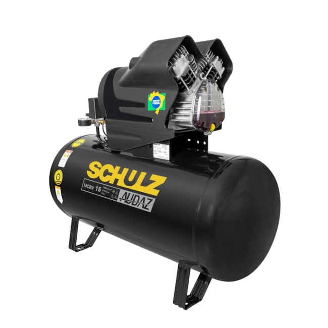 Compressor de AR Audaz 15 Pés 110 Litros 140LBS Monofásico MCSV15/110 AUDAZ SCHULZ-582863d0-8c42-4e71-aeb5-acd3a3d3645c