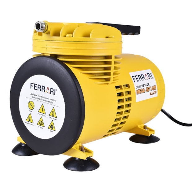 Compressor de Ar Direto 1/4HP Mega Jet com Acessórios 110/220V MJA-70 FERRARI-bfcd6022-e919-4a5b-9197-138cdfe44d46