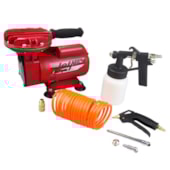 Compressor de Ar Direto 2,3 Pés 40Lbs com Kit JETMIL-I Compressor de Ar Direto 2,3 Pés 40Lbs com Kit JETMIL-I