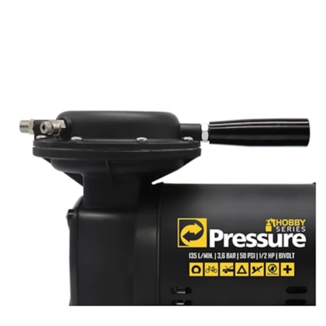 Compressor de Ar Direto 2.3 Pés 50 LBS Bivolt HOBBY SERIES PRESSURE-ea920fc9-bfbd-432a-a5b9-2618c6338b86