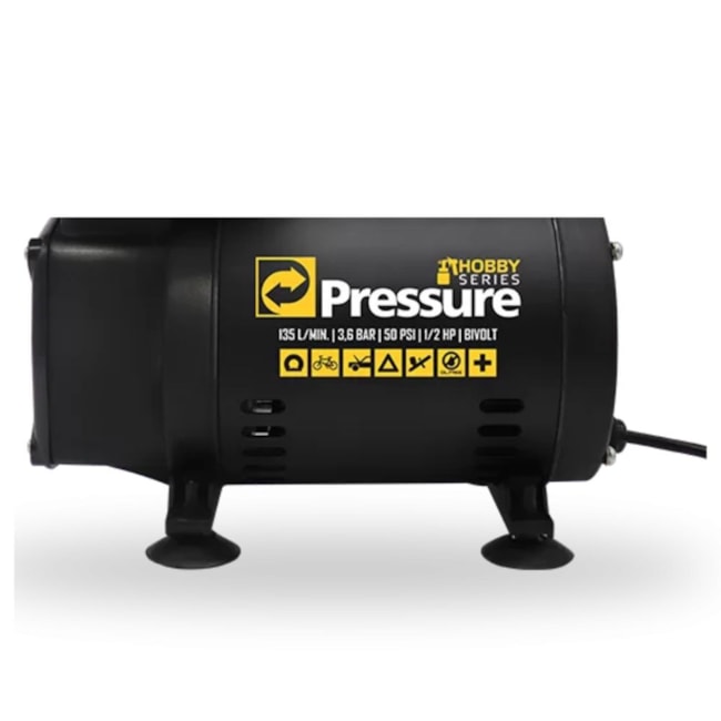 Compressor de Ar Direto 2.3 Pés 50 LBS Bivolt HOBBY SERIES PRESSURE-b8c989b4-0478-4c80-b34b-99ab8ae75f83