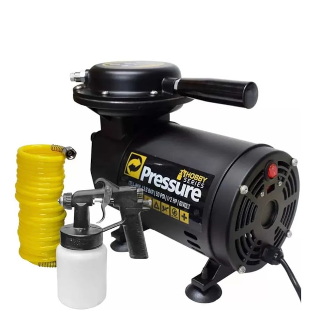 Compressor de Ar Direto 2.3 Pés 50 LBS Bivolt HOBBY SERIES PRESSURE-e47201fd-de42-4489-916f-0671f7c49d96