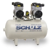 Compressor de Ar Odontológico 18 pés 100 Litros sem Óleo 220V CSD 18/100 SCHULZ Compressor de Ar Odontológico 18 pés 100 Litros sem Óleo 220V CSD 18/100 SCHULZ