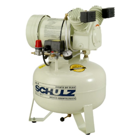 Compressor de Ar Odontológico 6 Pés 30 Litros sem Óleo 220V Monofásico MSV6/30 SCHULZ-a96498b7-b996-4d20-aa76-5382417c7ba0