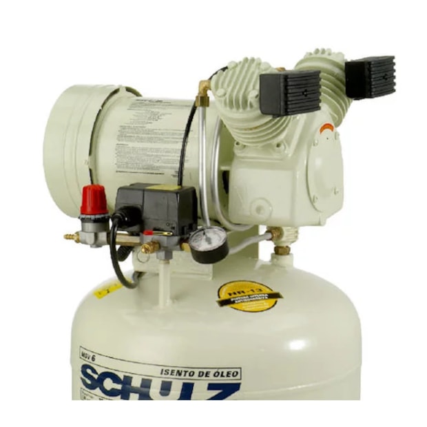 Compressor de Ar Odontológico 6 Pés 30 Litros sem Óleo 220V Monofásico MSV6/30 SCHULZ-87b0b3ee-ce5a-4c2c-a92a-e527886208ce