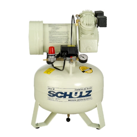 Compressor de Ar Odontológico 6 Pés 30 Litros sem Óleo 220V Monofásico MSV6/30 SCHULZ-a90ef8c1-e9d4-498c-80dc-c74482e9043a
