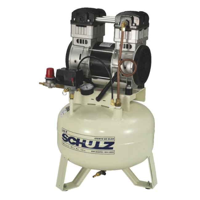 Compressor de Ar Odontológico 9 Pés 30 Litros sem Óleo 220V CSD9/30 SCHULZ-47111fef-7a25-4007-9999-075862363dd3