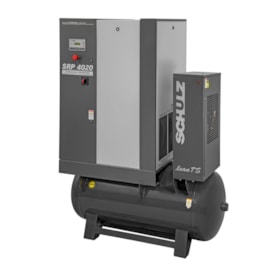 Compressor de Ar Parafuso 20HP 9 Bar 350 Litros 220V com Secador Integrado SRP4015E TS SCHULZ