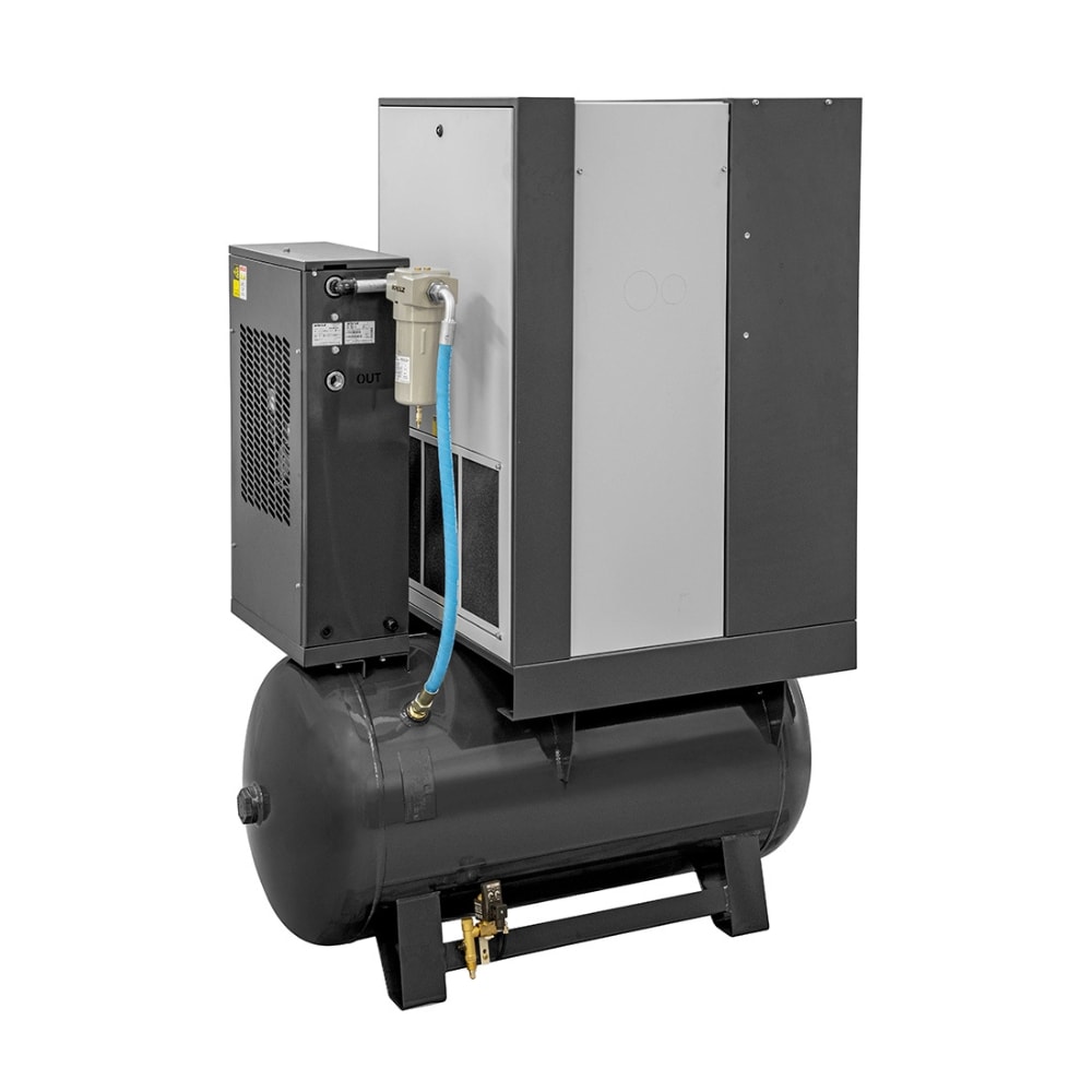 Compressor de Ar Parafuso 30HP 9 Bar 350 Litros 220V com Secador