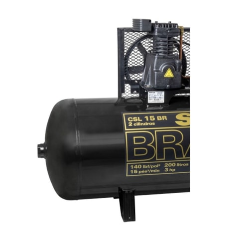 Compressor de Ar Pistão 15 Pés 200LTS Bravo 140 LBS Monofásico CSL15BR/200L SCHULZ-c42e84f9-eec2-429d-8316-1433932f7f77