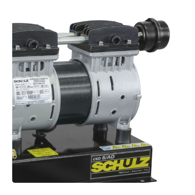Compressor de Ar Pistão 5 Pés 120PSI 220V sem Reservatórios CSD5/AD SCHULZ-59e4b9bf-7a93-4644-8672-9a0354113cfe