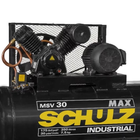 Compressor de Ar Pistão 7,5HP 220/380V Trifáscio MSV 30 MAX/350 SCHULZ-d3eaa2a7-e66b-48a7-95f9-1b207776a4c0