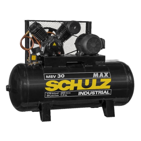 Compressor de Ar Pistão 7,5HP 220/380V Trifáscio MSV 30 MAX/350 SCHULZ-235097ba-de62-46d6-b97b-2459b8122219
