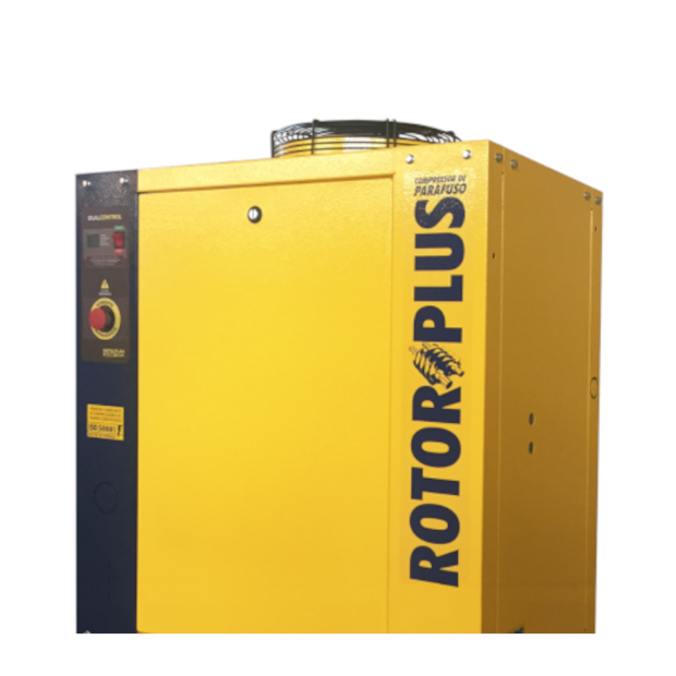 Compressor Parafuso 10HP 36 Pés 9Bar 100 Litros 220V Trifásico ROTOR PLUS METALPLAN-5122d4ee-653a-49fb-9c36-ebd1e15c6654