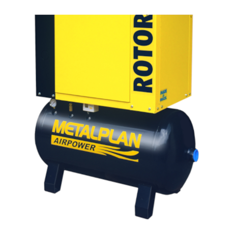 Compressor Parafuso 15HP 56 Pés 9 Bar 163 Litros 220V Trifásico ROTOR PLUS METALPLAN-acfa0078-f9ab-4808-b03a-09814d54f05d