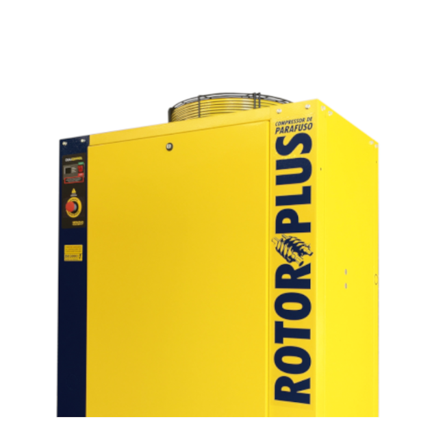 Compressor Parafuso 25HP 96 Pés 9 Bar 163 Litros 220V Trifásico ROTOR PLUS METALPLAN-269eddf3-2729-4ab0-9ac3-3064d40195cd