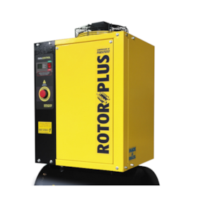 Compressor Parafuso 4HP 16,4 Pés 10 Bar 70 Litros Trifásico ROTOR PLUS METALPLAN