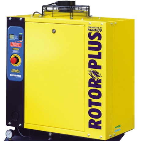 Compressor Parafuso 6HP 28,2 Pés 7 Bar 100 Litros 220V Monofásico ROTOR PLUS METALPLAN-884e03c6-1278-44f1-91cb-f663a5cdcc98