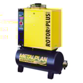 Compressor Parafuso 6HP 28,2 Pés 7 Bar 100 Litros 220V ROTOR PLUS METALPLAN Compressor Parafuso 6HP 28,2 Pés 7 Bar 100 Litros 220V ROTOR PLUS METALPLAN