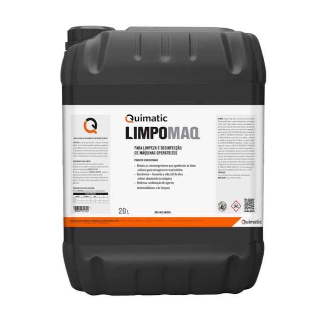 Concentrado para Limpeza 20 Litros LIMPOMAQ QUIMATIC-7d2f8ef5-7538-4a35-a040-047c11d23ecf