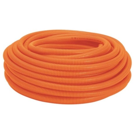 Conduíte Corrugado Laranja PVC 3/4