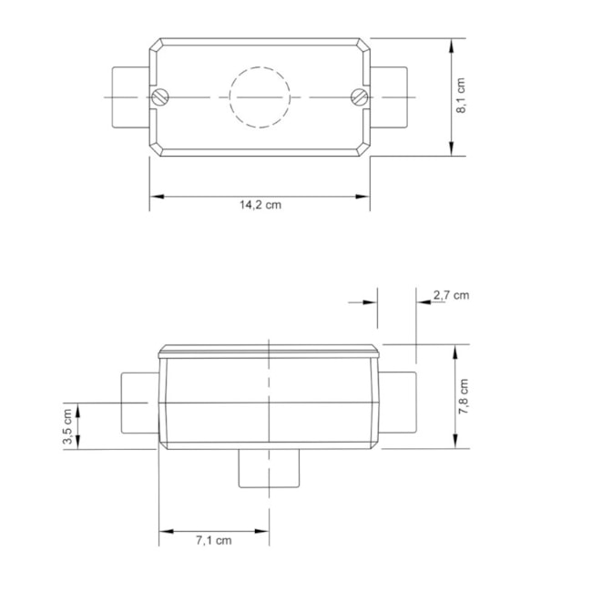 Condulete Fixo 1.1/2