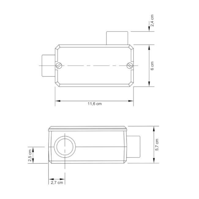 Condulete Fixo 1
