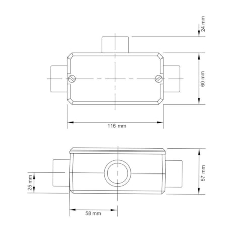 Condulete Fixo 1