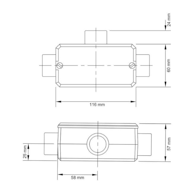 Condulete Fixo 1