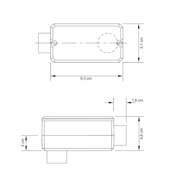 Condulete Fixo 3/4