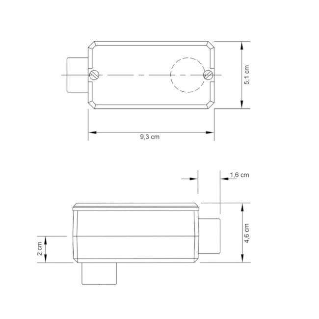 Condulete Fixo 3/4