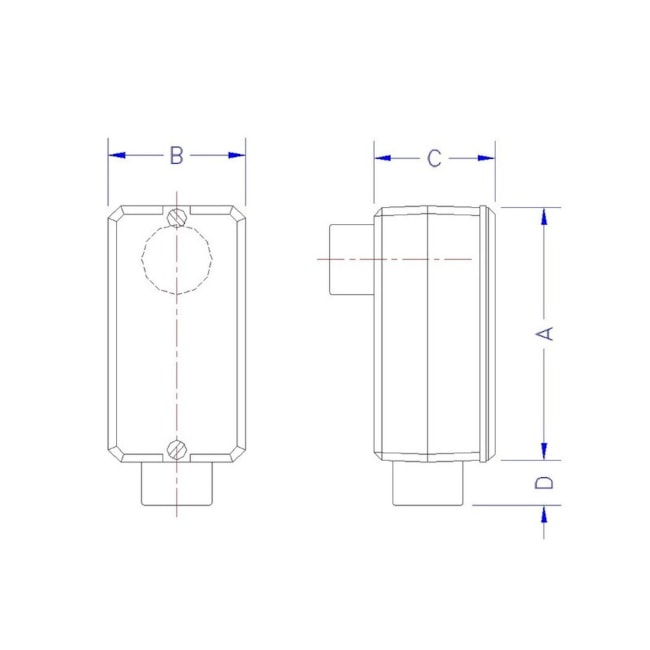Condulete Fixo 3/4
