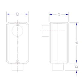Condulete Fixo 3/4
