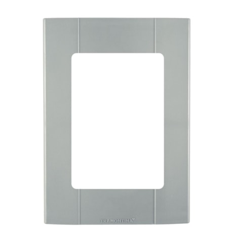 Condulete PVC Tampa 3 Postos Cinza 57252022 TRAMONTINA ELETRIK