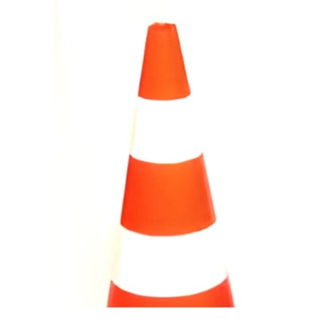 Cone de Sinalização 50 cm Laranja e Branco CG50007 CARBOGRAFITE-95c518e5-f199-41fa-b382-22c75321b7ad