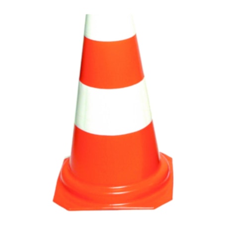 Cone de Sinalização 75 cm Laranja e Branco CG 75018 CARBOGRAFITE-2cd04512-0b94-468c-90de-83a6074a8e6d