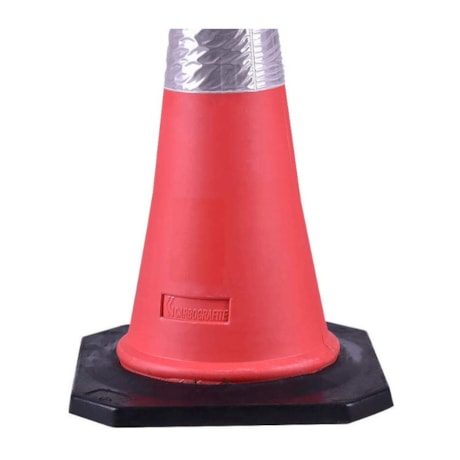 Cone de Sinalização 75 cm Refletivo CG 75025 CARBOGRAFITE-7a5f47a4-9d50-4528-85ae-e2f11b62395a