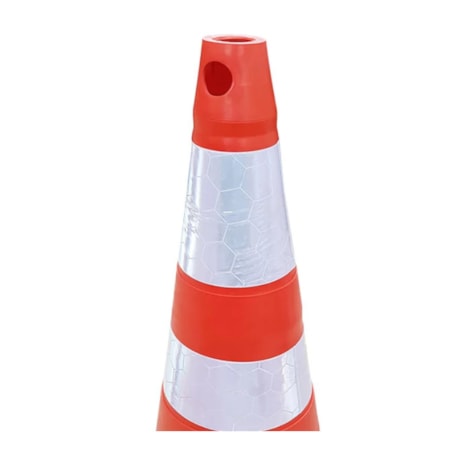 Cone de Sinalização Flexível 50 cm Laranja Refletivo 700.00654 PLASTCOR-2d6d6e3f-4ec5-4bbf-adb6-9a04b48bd6c6