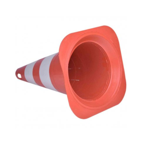 Cone para Sinalização 75cm Laranja e Branco Refletivo 700.01292 PLASTCOR   -63303324-9682-44f5-8cc8-51f7a32031b6