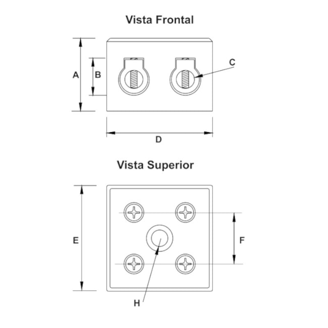 Conector Borne 2P 16mm² CP1623 DECORLUX-d7c0e400-161d-43ab-ada6-6fd7981f525d