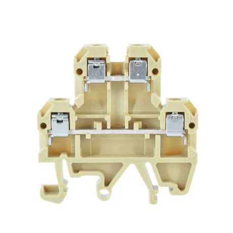 Conector Borne Duplo DK4 EN Bege C035546.0100 WEIDMULLER CONEXEL