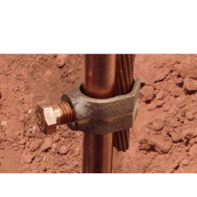 Conector Grampo Haste para Aterramento 1/2