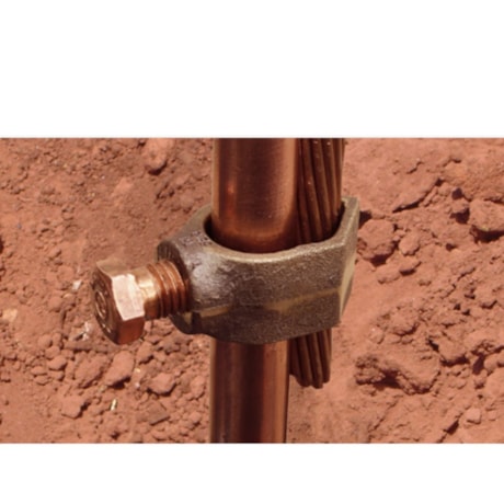 Conector Grampo Haste para Aterramento 1/2