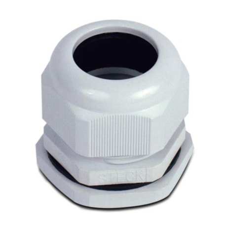 Conector Prensa Cabo M12 6mm Nylon Cinza S870CI STECK-87367cbc-8c1a-40b7-89cb-3dff4be6b505