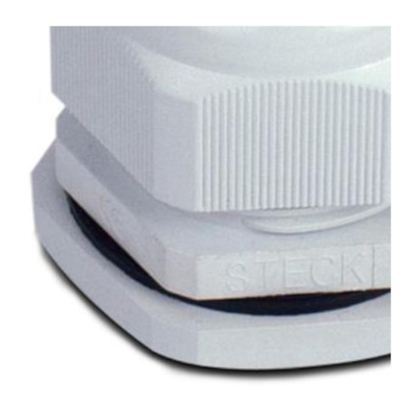 Conector Prensa Cabo PG11 10mm Nylon Cinza S801CI STECK | Anhanguera Ferramentas