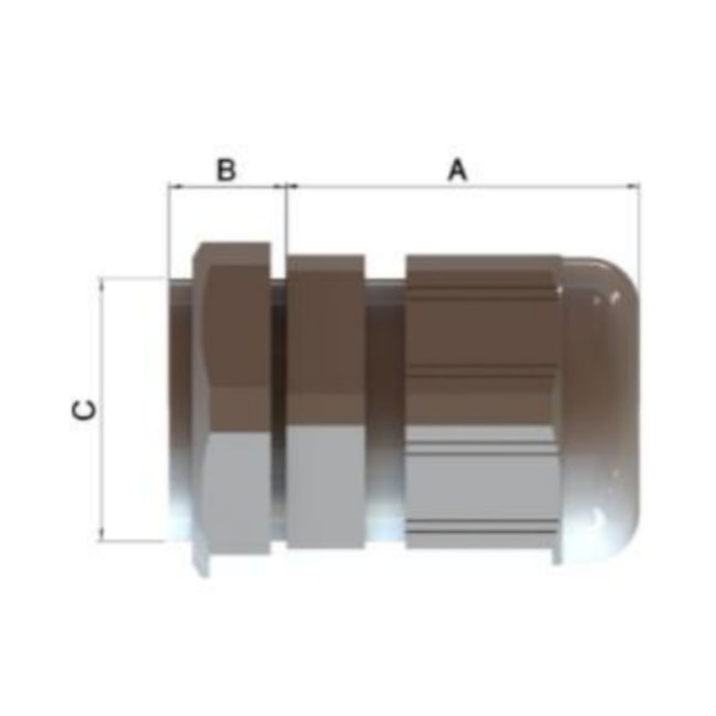 Conector Prensa Cabo PG21 18mm Nylon Cinza S804CI STECK-b1eca58a-5cdb-405b-bc8b-8cea3596edaf